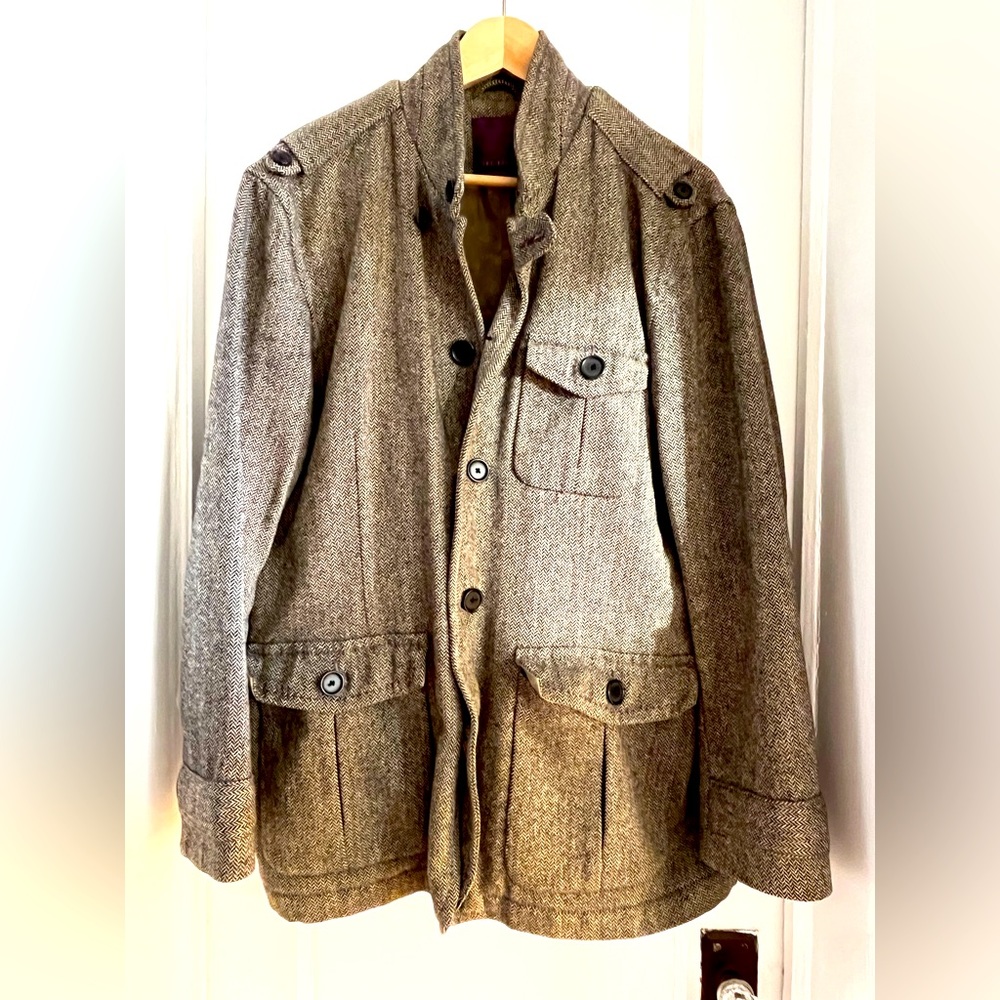 Ted Baker Herring Bone Jacket - Men’s Size 5